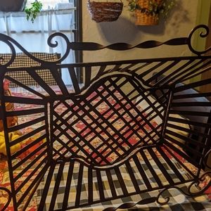 Large Rustic Metal basket.
